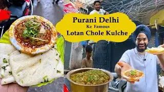Lotan Chole Kulche | Old Delhi Street Food | Delhi's Best Chole Kulche | 103 years| Chawari Bazaar