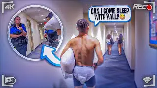 Asking Random College Students If I Could Sleep Over!! **GONE WRONG**