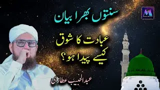 Ebadat Ka Shouk Kese Paida Ho Best Islamic Speech by Abdul Habib Attari