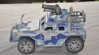 How to Build Warrior Vehicle Toys 3D Puzzle Video  | Warrior Assault Vehicle,3D Super Puzzle