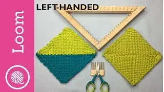 How to Weave and Join Triangles on a Loom (Left Handed)