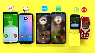 FAKE Call Vs Social Networking Vs Incoming Outgoing Calls on NEFFOS, Motorola, Google Pixel, Nokia 