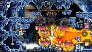 Maplestory M - Lv 178 Evan vs Chaos Horntail