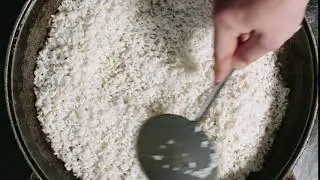 COOKING RICE IN AN IRON POT  | FREE FOOTAGE NO COPYRIGHTS | VIDEO LIBRARY | 4K | HD | 2020