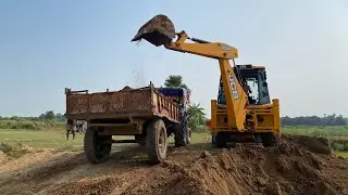 JCB LOADING || #rishuvlogs || #vlog || #tractor 