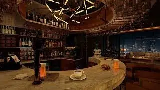 Hotel Lounge Bar Ambience | Grab A Drink & Relax To Lofi Chillout Music In A Boutique Hotel Loung.