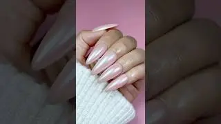 Chrome Powder Nail Tutorial🥰 Color used: YM021 #yokefellow #nails #nailart #naildesign #nailgelart