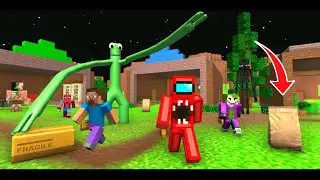 Rainbow Craftsman Survivor 3D all levels! Full gameplay walkthrough, rainbow monsters and minecraft!