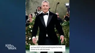 Andy Cohen Doesn't Know What to Do with His Hands in Pictures