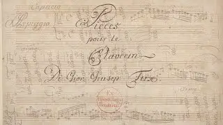 Johann Joseph Fux - Partita in G Minor 'Capriccio and Fugue', K.404 {Manuscript score}