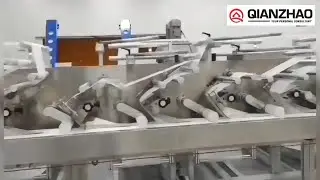 🎯 Qianzhao 12-Lanes Wet Wipes Folding Machine | High-Efficiency Folding for Large-Scale Production