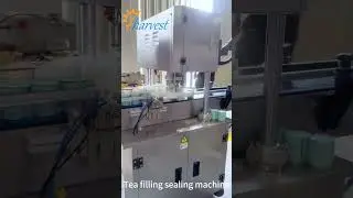Tea Filling Sealing Machine,Automatic Tea Product Filler Sealer Machine, Can Closing Machine