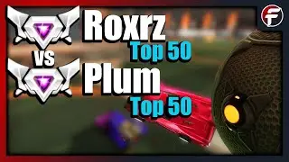 SERIOUS GRUDGE MATCH | Roxrz vs Plum | Top 50 Rocket League 1v1 - 2mans Replay