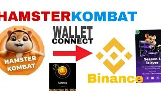 Hamster Kombat wallet connect with binance| hamster Airdrops| hamster update| hamster season 1 over