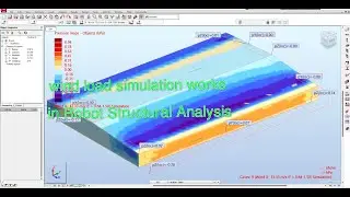 wind load simulation works in Robot Structural Analysis