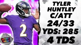 Tyler Huntley Preseason Highlights vs Washington Football Team