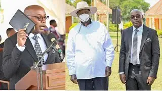 Historic moment as Museveni officially swears in Dr. Flavian Zeija as Uganda&rsquo;s new Chief Justice ⚖️