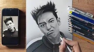 Drawing Squid Game - Thanos Player 230 | Time-lapse