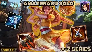 AMATERASU? JUST NOT FAIR!!! - A-Z Series Grandmasters Solo Smite