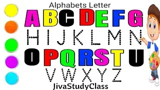 Learn A toz Alphabet written for kids | a for apple | abcd rhymes | abcd English capital letter draw