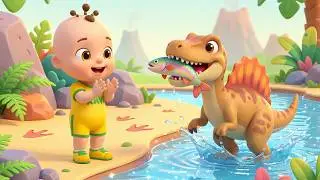 Dinosaur Song for Kids | Learn Dinosaur Names | T Rex, Spinosaurus & More | Baby Xavi Kids Songs