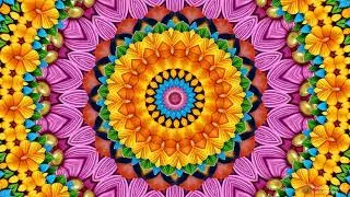 Expanding Petal Wheel Meditation Mandala, Mandala Background Video, Mandala Art, Motion Graphics