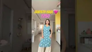 Janpath Shopping Haul 🩷 Cotton Kurtis,Tops✨ Trendy Haul #youtubeshorts #shorts #haul