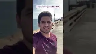 5 Tips for the GRE/ GRE/ Journey / GRE tips / Study Abroad