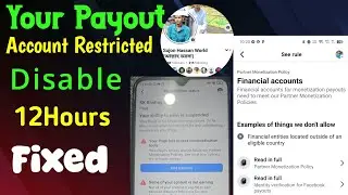 facebook Payout Account Disable | Facebook Payout issue Fixed now |