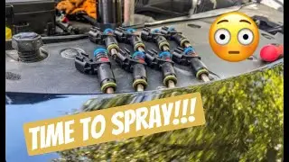 HELLCAT INJECTORS IN MY 500+ HP DODGE CHARGER SCATPACK | TIME FOR E85!!