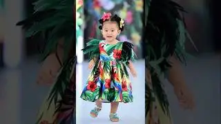 Cutest Adorable Baby Girl Runway Look Everyone Is Loving 🌟 Global Fashion Vibes 👶✨ #shorts