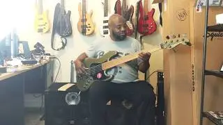 Sound Samples for the Squier Contemporary Active Jazz V HH Olive - Gruvlow