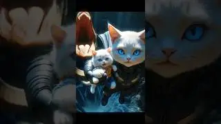 🦇BatCat Saves Kitten Baby 👶 from Snake 🐍