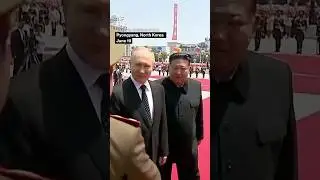 Kim Welcomes Putin to North Korea in Official Ceremony