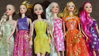 NEW ASMR || Satisfying with Unboxing Cute Pink Barbie Princess Toys 💄👗👠#asmr #barbie #disney #doll 