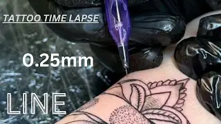 HOW TO TATTOO MANDALA TIME LAPSE