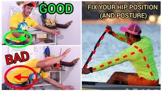 Paddle Tip: Fix HIP Position for Powerful Strokes