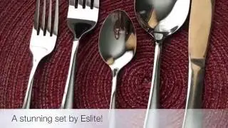 Eslite Stainless Steel Flatware Sets UNBOXING REVIEWS