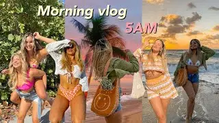 5am morning vlog | sunrise morning & productive day in the life ✨