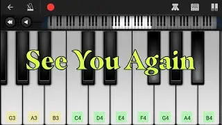 Wiz Khalifa - See You Again ft. Charlie Puth &bull; Easy Tutorial &bull; Perfect Piano