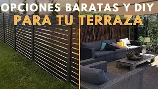 Todos los Cerramientos para Terraza Baratos que puedes Hacer: +25 Ideas Diferentes