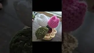Crochet Flower Pot assembly,  Beginner Friendly 