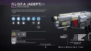New D.F.A (Adept) hand canon Test in control -