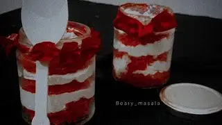 EASY HOMEMADE JAR CAKE RECIPE| TRENDING JAR CAKE | TRENDING RECIPES |BEARYMASALA