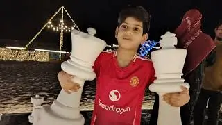 Seeb Beach chess playing♟️