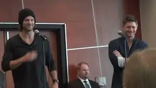 (2013.08.25) История со съёмок + как Дженсен Эклз выбирал имя для дочери || Торонто кон (русс саб)