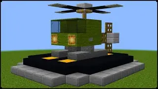 How to Build a Army Helicopter | Military Base in Minecraft