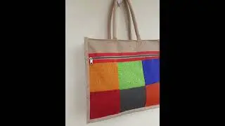 Multi coloured handbag