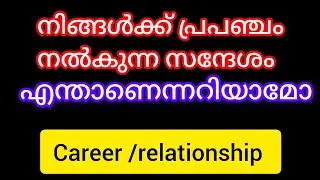 പ്രപഞ്ചം നിങ്ങൾക്ക് നൽകുന്ന സന്ദേശം ഇതാണ് 