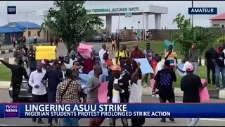 Nigerian students protest prolonged strike action